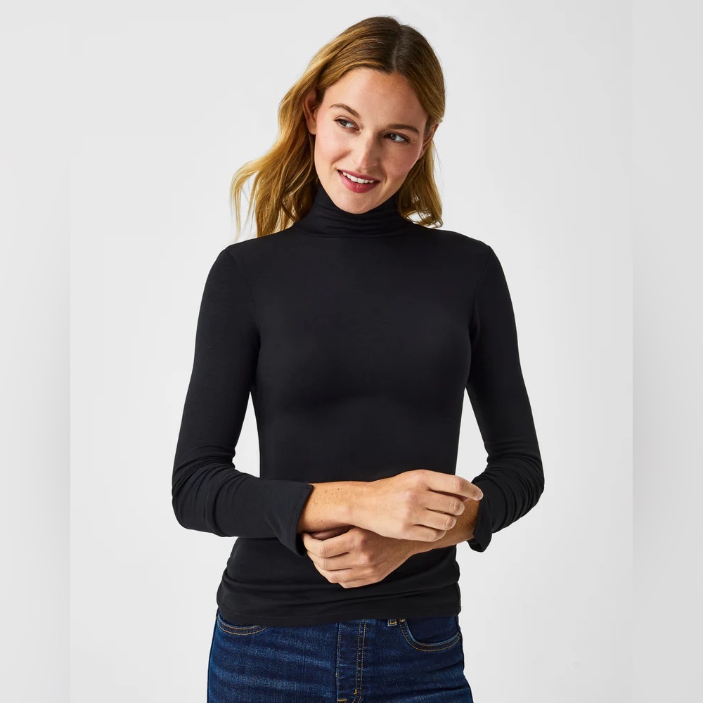 NWT SPANX Better Base Long Sleeve Turtleneck medium